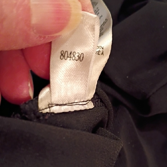 White House Black Market Black Wrap Blouse - Picture 5 of 7